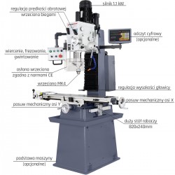 CORMAK – ZX7055 Milling and Drilling Machine