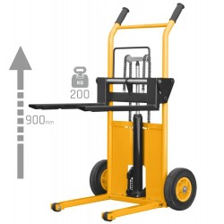 Wózek transportowy WLTB (udźwig 200 kg, podnoszenie 900 mm) - Wózek transportowy WLTB (udźwig 200 kg, podnoszenie 900 mm)