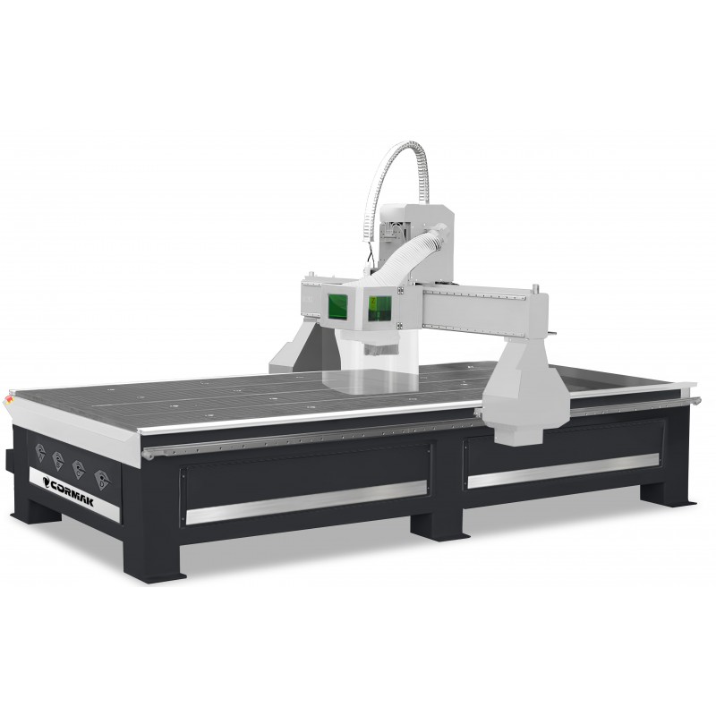 Frezarka CNC CORMAK C1520 PREMIUM (1500x2000) + stół hybrydowy - 